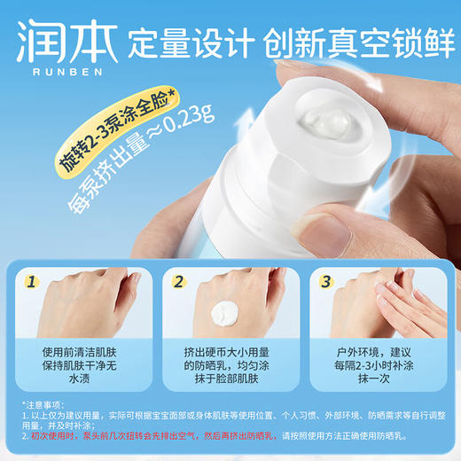 润本儿童防晒乳SPF20 商品图4