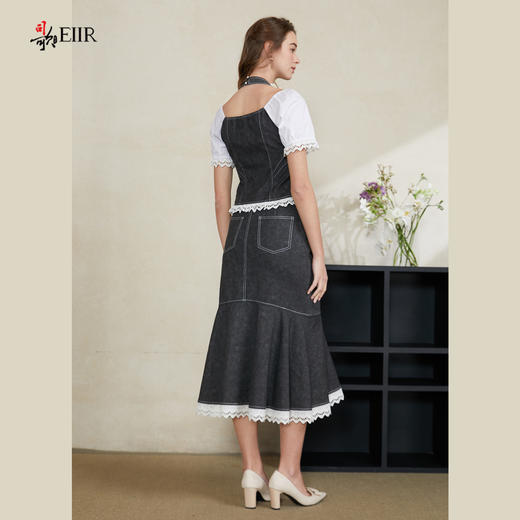 司歌弹力牛仔鱼尾裙半裙C911169X 商品图3