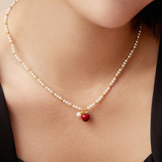 优选丨Manrey玛芮雅“赤诚之果”贝珠项链 商品图3