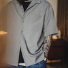 工装优选美式复古巴领衬衫老钱风宽松垂感cleanfit衬衣短袖外套男 商品缩略图4