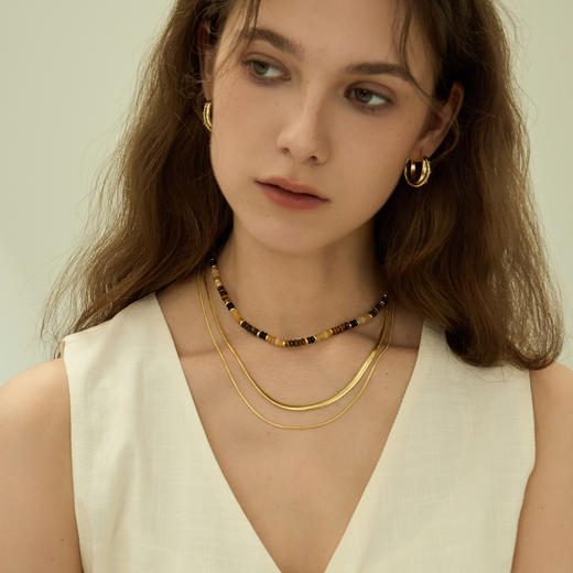 ARSIS｜秘密花园系列 虎眼财运串珠项链 商品图5