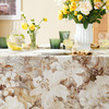 水彩牡丹系列桌布茶几餐桌轻奢棉高级感长方形氛围感法式复古结婚定制 商品缩略图1