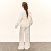 Ariseism 美式复古白色上衣休闲长裤套装女两件套 商品缩略图3