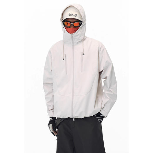 裁缝学苑QL10连帽工装冲锋衣纸样情侣装上衣开衫男女款外套样板 商品图1