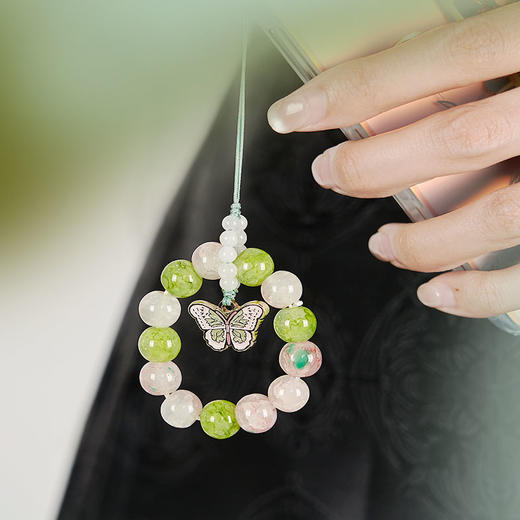 大英博物馆 博物志系列 粉黛之梦蝴蝶 手机链 商品图3