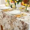 水彩牡丹系列桌布茶几餐桌轻奢棉高级感长方形氛围感法式复古结婚定制 商品缩略图2