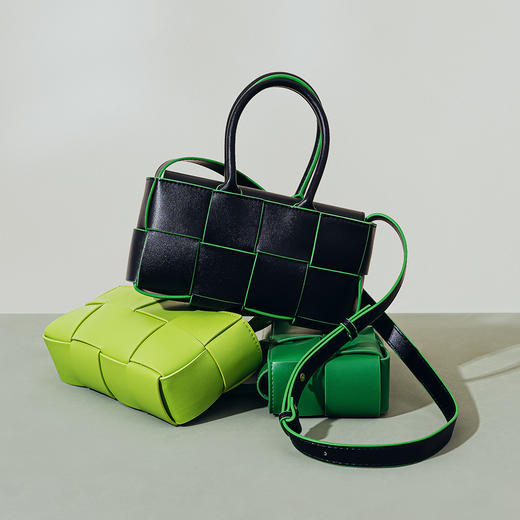 【预售3天】新款韩系编织包小众设计时尚百搭手提包高级感斜挎托特包JY9007 商品图0