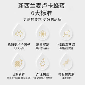 蜜语新兰（MissiLAND） 麦卢卡蜂蜜10+ 新西兰原装进口UMF10+500g 自营蜂蜜纯天然无添加 商品图2