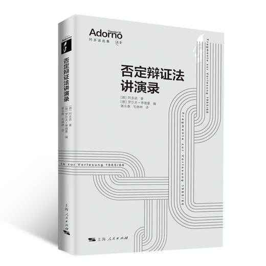 否定辩证法讲演录 商品图0