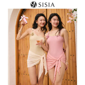sisia2025新款泳衣女高级感显瘦遮腹性感绝美温泉连体泳衣两件套SWS24-20A SWS24-20B