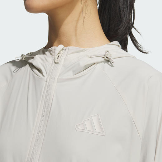 Adidas阿迪达斯WINDBREAKER 凉感防晒UPF50+运动休闲连帽夹克外套JN0706 商品图2