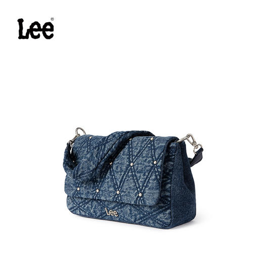 LEE复古菱形水洗铆钉邮差包 6976274109401 商品图0