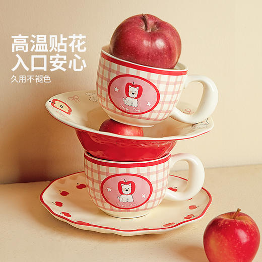 摩登主妇可爱餐具陶瓷碗家用2025新款碗具盘子面碗特别好看的饭碗 商品图1