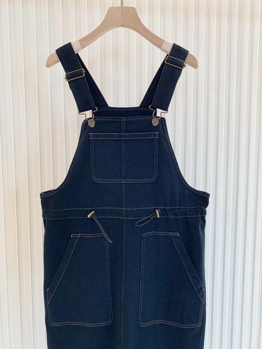 【高品质私服】【IC薄棉弹牛仔背带长款连衣裙】环保制造 弹力持久 柔软舒适N1388-CC【无标出货 介意慎拍】 商品图9