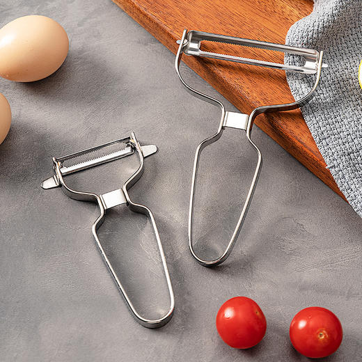 摩登主妇不锈钢削皮刀厨房去皮神器包菜刨丝器水果刨刀土豆刮皮刀 商品图0