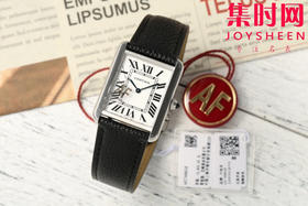 卡地亚Tank AF坦克系列 中号 女士石英腕表
【表壳】表盘尺寸：中号33.7mm*25.5mm