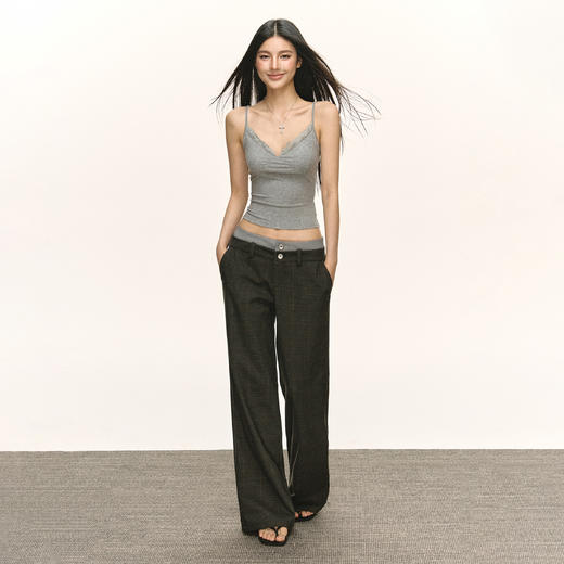 Ariseism美式复古辣妹蕾丝边吊带背心女夏季新款修身内搭外穿上衣 商品图3