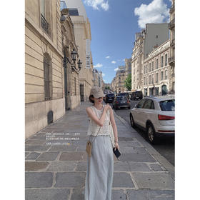 金蘑菇菇 capelongue普罗旺斯 /多版本 法式镂空钩花无袖上衣背心