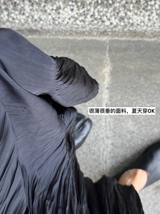 夏--超薄日本面料手工压褶--显瘦垂顺半身裙【包邮+三天无理由退huan】 商品图13