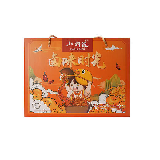 【特惠75.9】小胡鸭卤味时光6袋装591g-（效期至26年4月11日）-专享价 商品图0