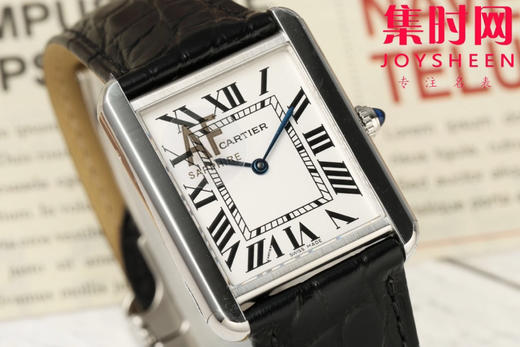 卡地亚Tank AF坦克系列 中号 女士石英腕表
【表壳】表盘尺寸：中号33.7mm*25.5mm 商品图1