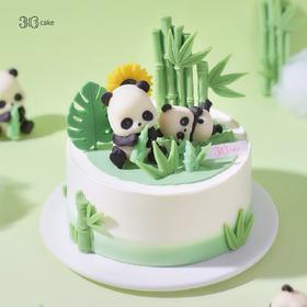 熊猫乐园，可选1.5/2.5/3.5/6磅  | 36 CAKE