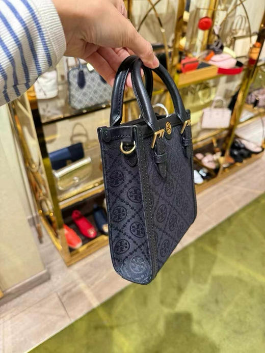 ¥1280🇺🇸清仓特价^TB monogram迷你托特包琴谱包 🌹黑金来啦！ 商品图1