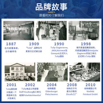 郁金香丹麦进口午餐肉罐头198g*2火锅汉堡配菜即食熟食应急囤货送礼 商品图3