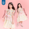 年衣儿童小飞袖连衣裙25年夏季新款甜美国风大童繁花假日连衣裙 商品缩略图3