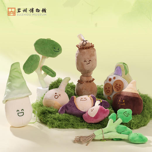 苏州博物馆 水八仙毛绒挂件 商品图0