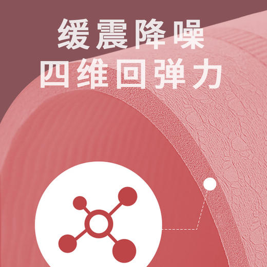 【家用初学者适用冥想垫】跳绳圆形瑜伽垫TPE加厚纯色健身 商品图1