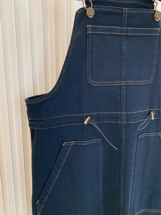 【高品质私服】【IC薄棉弹牛仔背带长款连衣裙】环保制造 弹力持久 柔软舒适N1388-CC【无标出货 介意慎拍】 商品图10