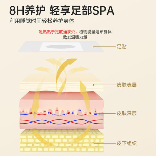 艾草足贴30贴艾叶艾灸草本敷贴穴位贴 商品图2