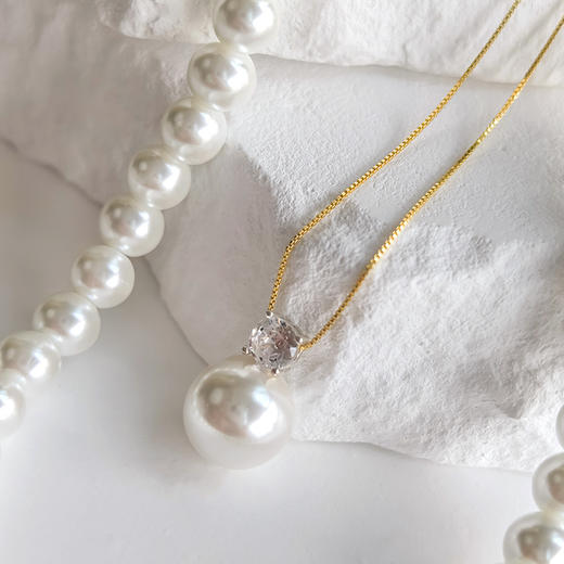 【珍珠项链*2+耳钉】BAOFANDI宝梵迪  新款珍珠项链礼盒三件套【礼袋+礼盒+保养卡+证书】 商品图4