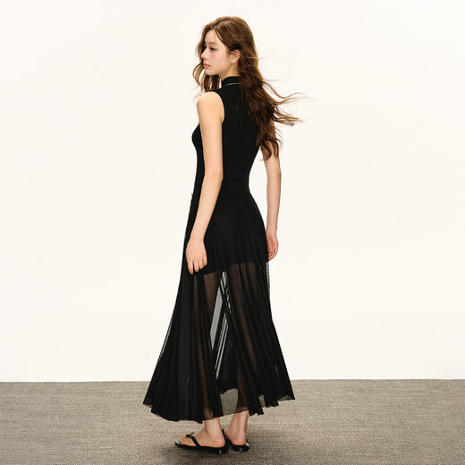 Ariseism 美式复古设计感无袖连衣裙女2025夏季新款裙子 商品图4