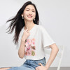 【专属特价】熙世界休闲卡通印花T恤女短袖夏季宽松百搭减龄圆领上衣2025新款 商品缩略图4