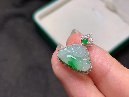 佛公翡翠吊坠 商品图1