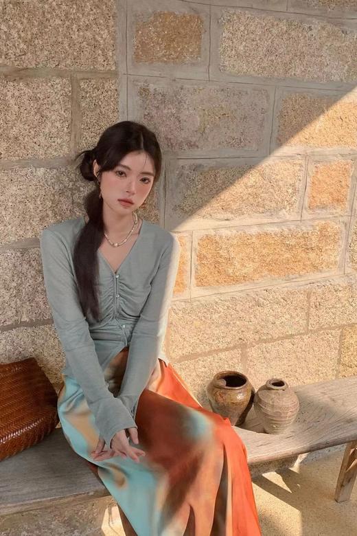 ANSUABEL 夏日多巴胺印花半裙 20322 商品图3