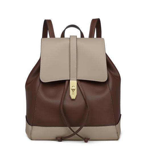 【预售3天】质感双肩包女2025新款女士背包女双肩大容量书包S6672 商品图5