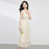 【专属特价】熙世界波尔卡波点吊带连衣裙女2025夏日新款复古法式茶歇a字长裙 商品缩略图4