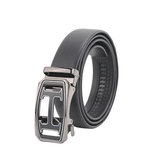 美都袋鼠/MDKANGROO男士商务通勤黑色自动扣皮带MD308AM202-DA-M1 商品图1