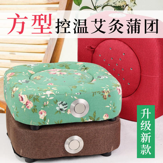 心选丨升级款【送54粒艾柱】艾灸蒲团坐垫 家用熏蒸椅 灸出湿气 3色选择 商品图0