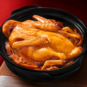 姜母正番鸭彩袋装/鲍鱼姜母鸭礼盒｜一年卖出10万只。新鲜正番鸭，小磨黑芝麻，一锅煲一只，肉香姜也香,「临家商城」——临家NearMart