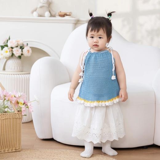 苏苏姐家铃兰挂脖上衣手工diy编织钩针蕾丝线毛线团衣服材料包预 商品图1