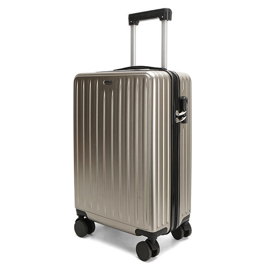 美都袋鼠/MDKANGROO
20英寸休闲时尚拉链款香槟色男女款万向轮拉杆箱MD5107-20X 商品图1