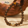 牛首灵珠·明镜自在漆珠手串原创设计茶晶大漆珠情侣手链百搭 商品缩略图2