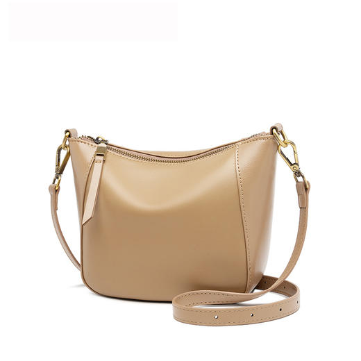 【预售3天】单肩包女2025新款油蜡皮女士包包简约休闲手提斜挎包SC1957 商品图4