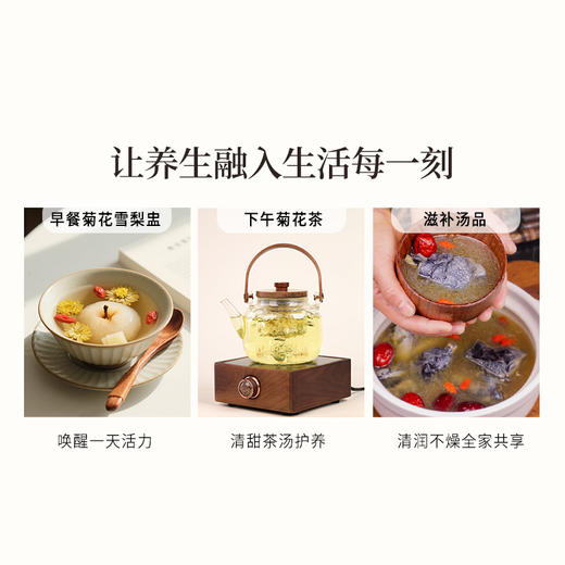 正安 浙江桐乡杭白菊  只取头茬花 朵大香甜润爽 轻松拿下火气 优质原材 60g/罐 商品图14