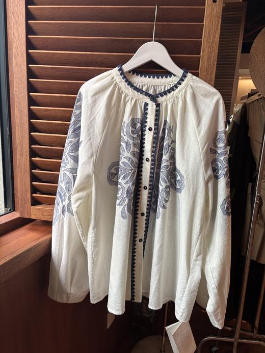 PIANAI冷小姐# 刺绣长袖衬衣 商品图4