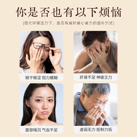 【4味古方配比 鲜枸杞原浆≥42% 酸甜可口】枸杞原浆糕（120克/盒）多买多送 商品图1